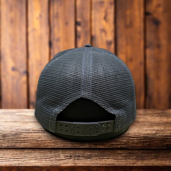 Home Improvement Tool Time Mens Trucker Hat Grey Snapback 90s Retro TV Ball Cap - Picture 2 of 4